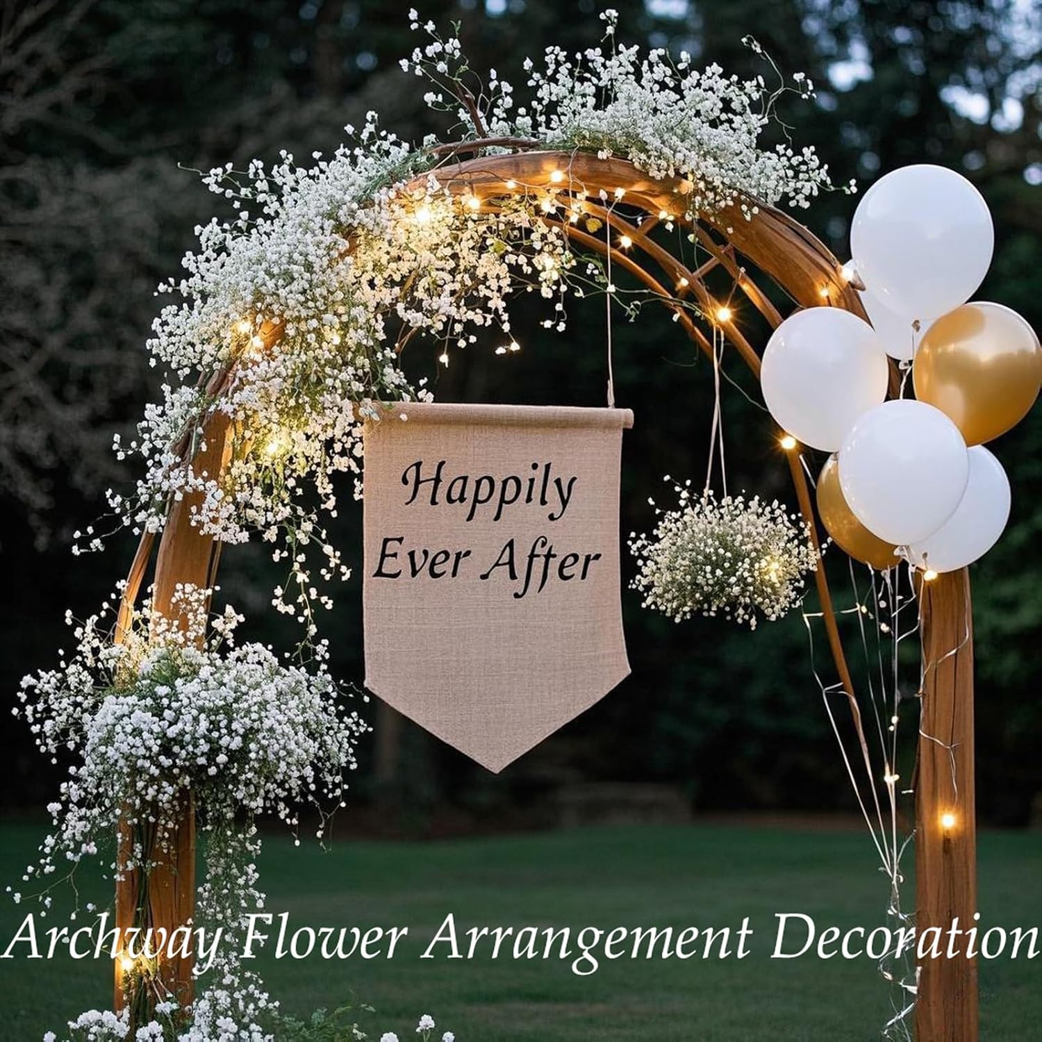 10PCS 21-inch Artificial Babys Breath Flowers with Reinforced Stem
