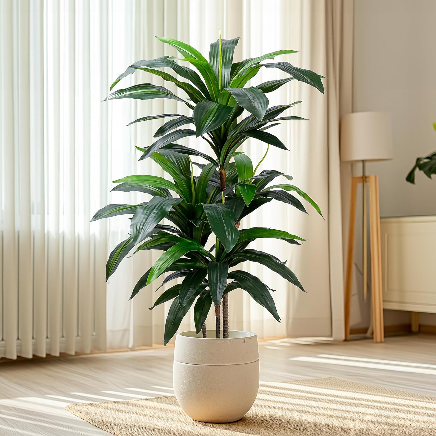YEPDIN Artificial Dracaena Tree 4FT Indoor Decor