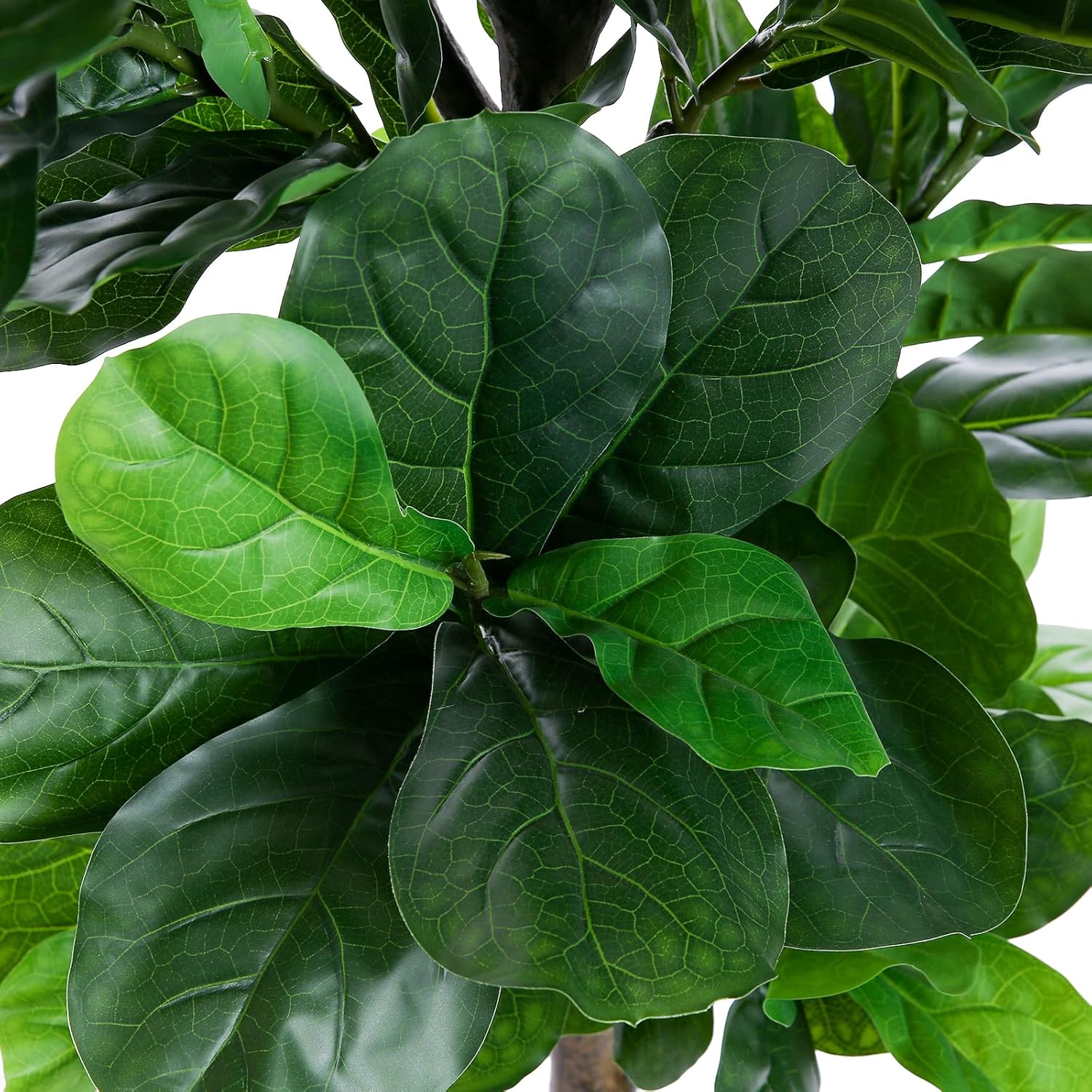 Fiddle Leaf Fig Tree 6ft Artificial Plant with Plastic Pot