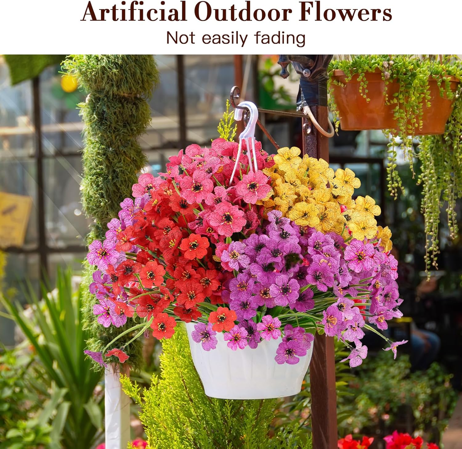 20 Bundle Artificial Flowers for Garden Decor