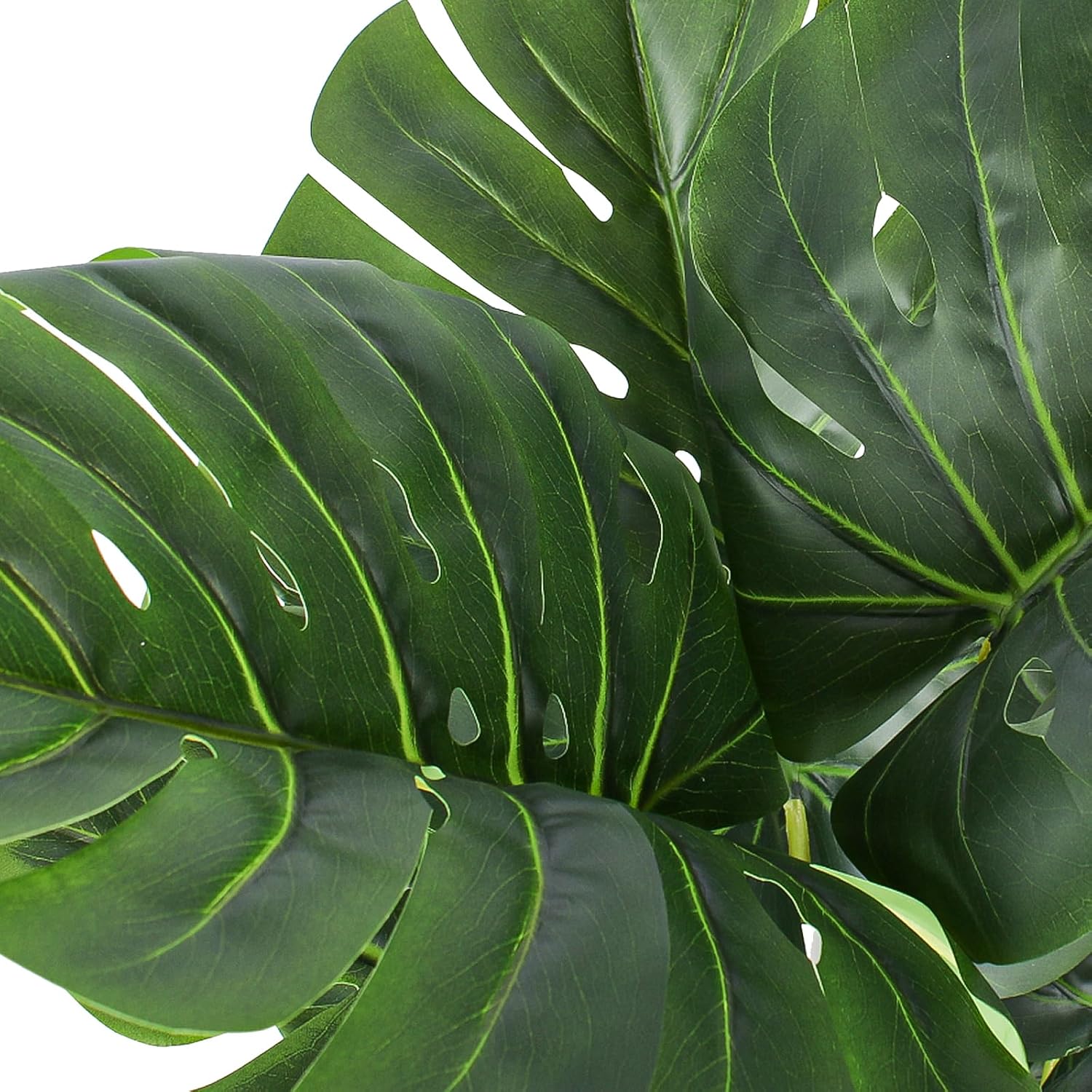 Floworld Artificial Monstera Plant 4FT Tall 2 Pack Fake Trees
