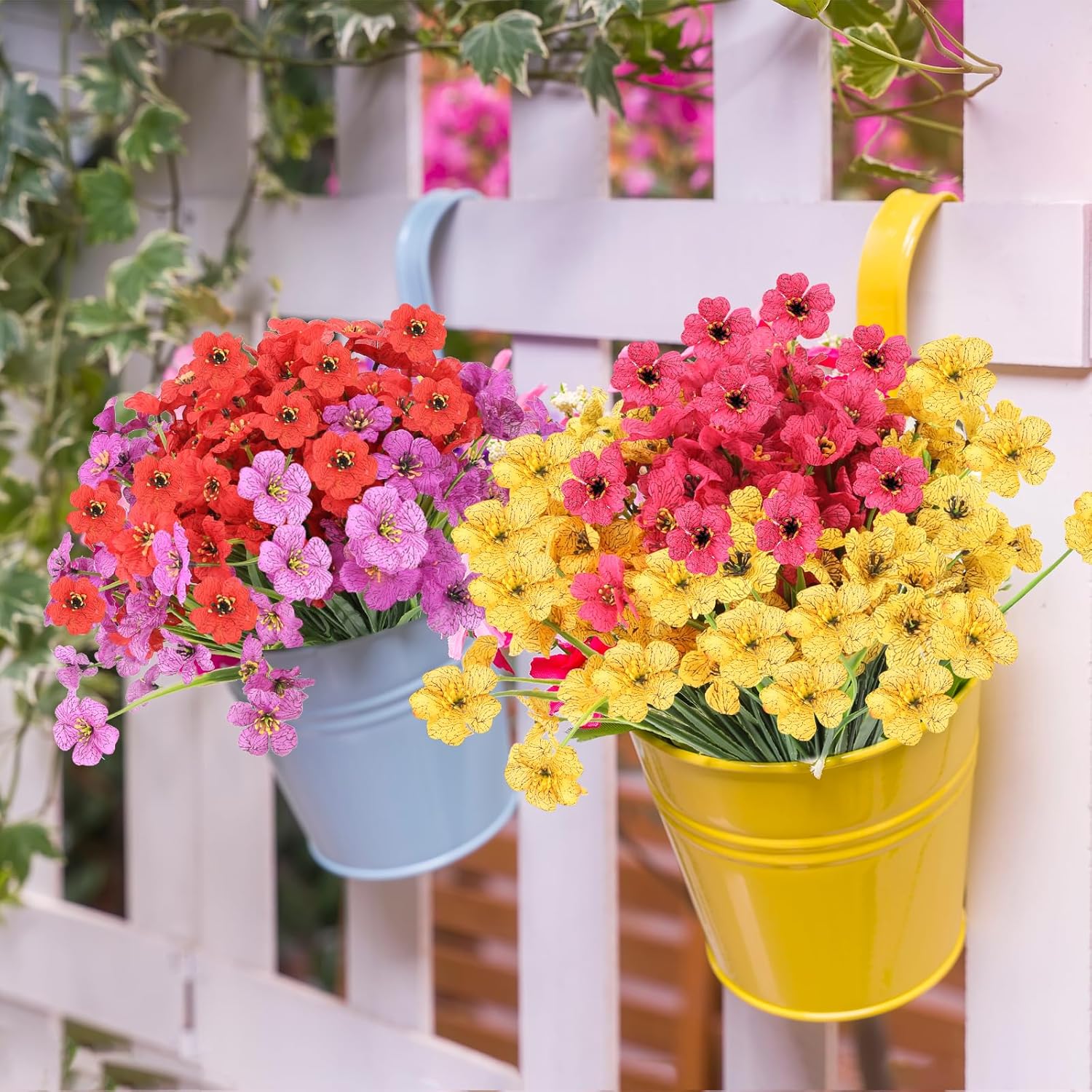 20 Bundle Artificial Flowers for Garden Decor