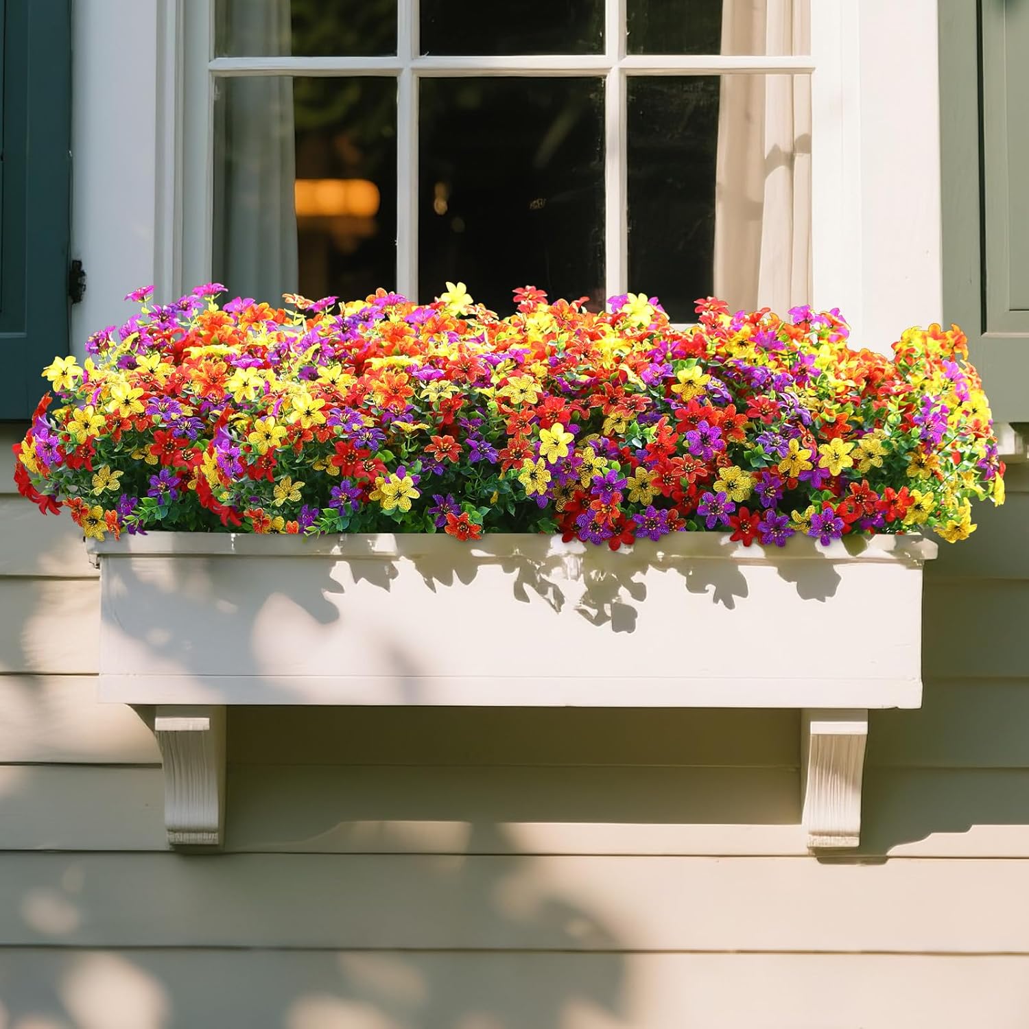 SHareconn Artificial Flowers for Outdoor Spring Decorations