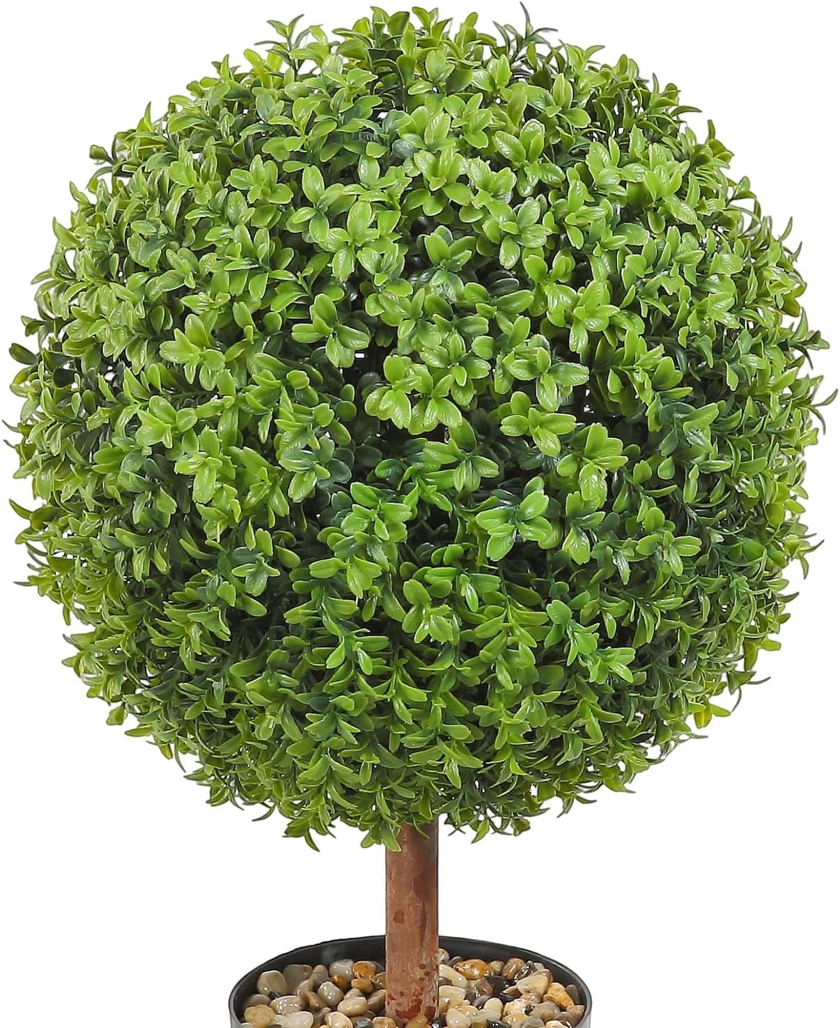 VEVOR Artificial Boxwood Topiaries 24 Inch Tall 2 Pack