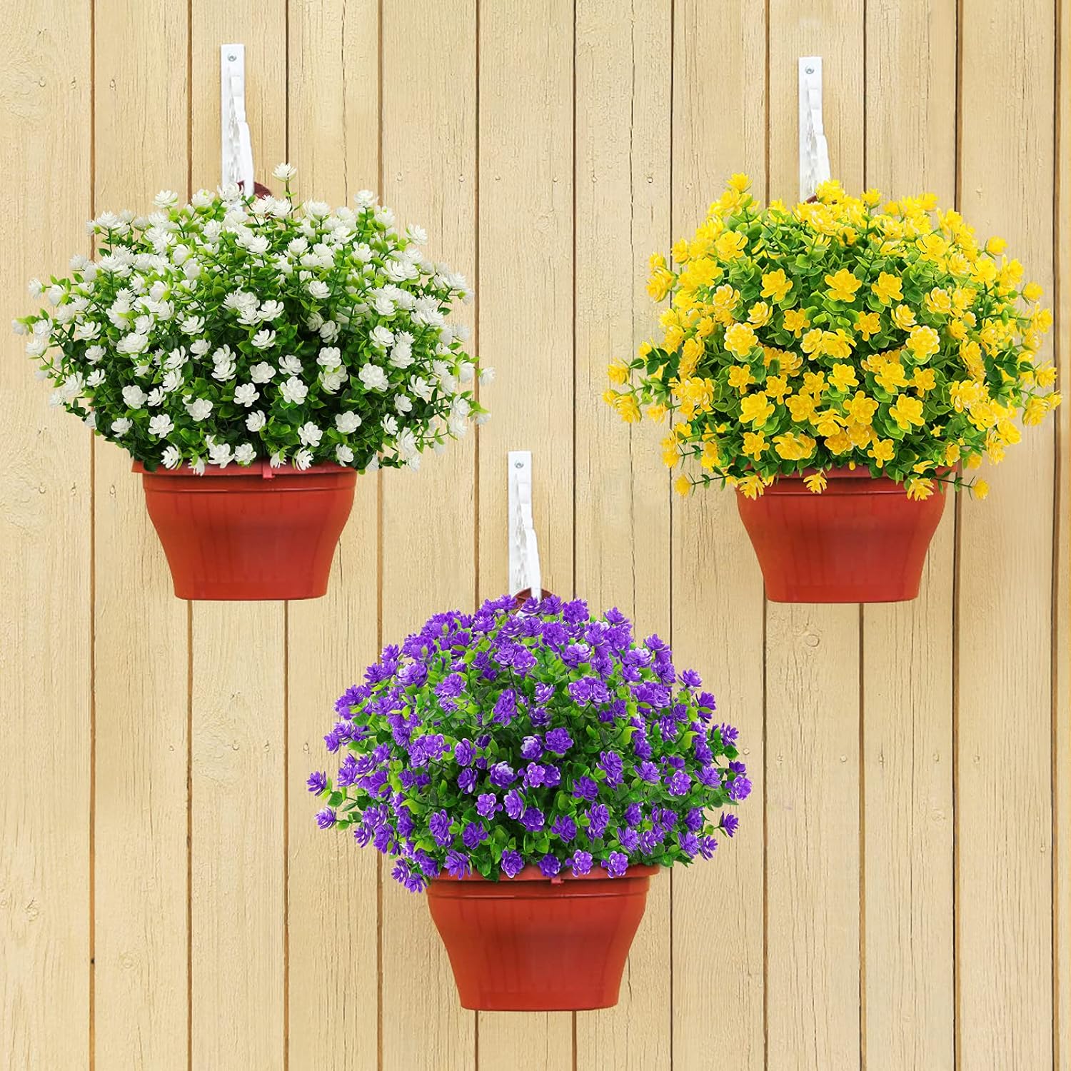 GREENRAIN Artificial Flowers for Outdoor Decoration