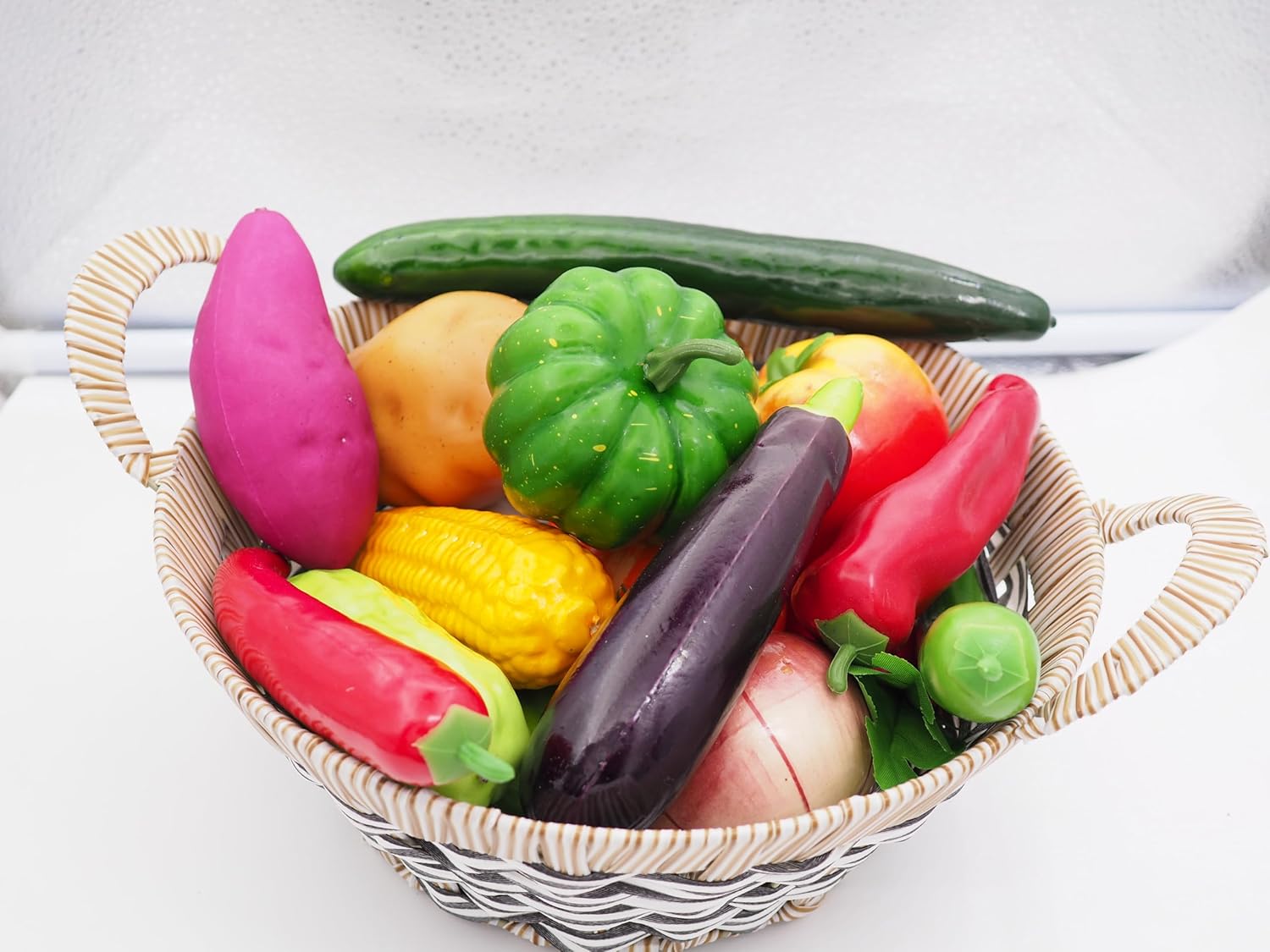 18PCS Realistic Artificial Vegetables Foam Decor