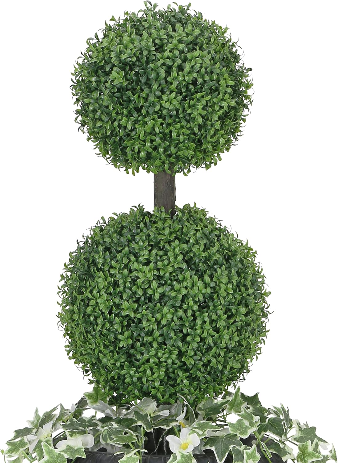 Puleo International 48 Inch Boxwood Artificial Topiary Tree