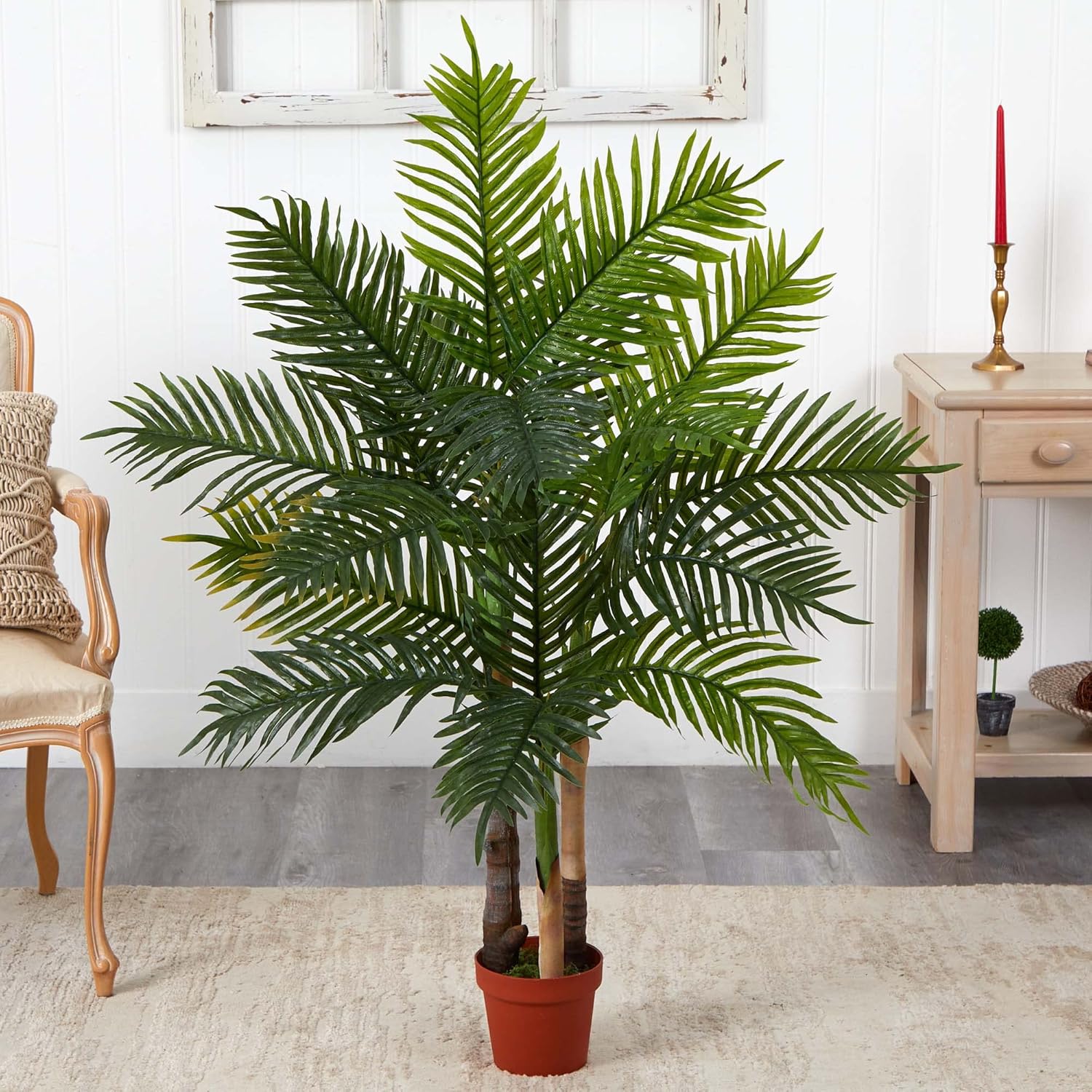 Nearly Natural 4ft Areca Palm Tree Real Touch