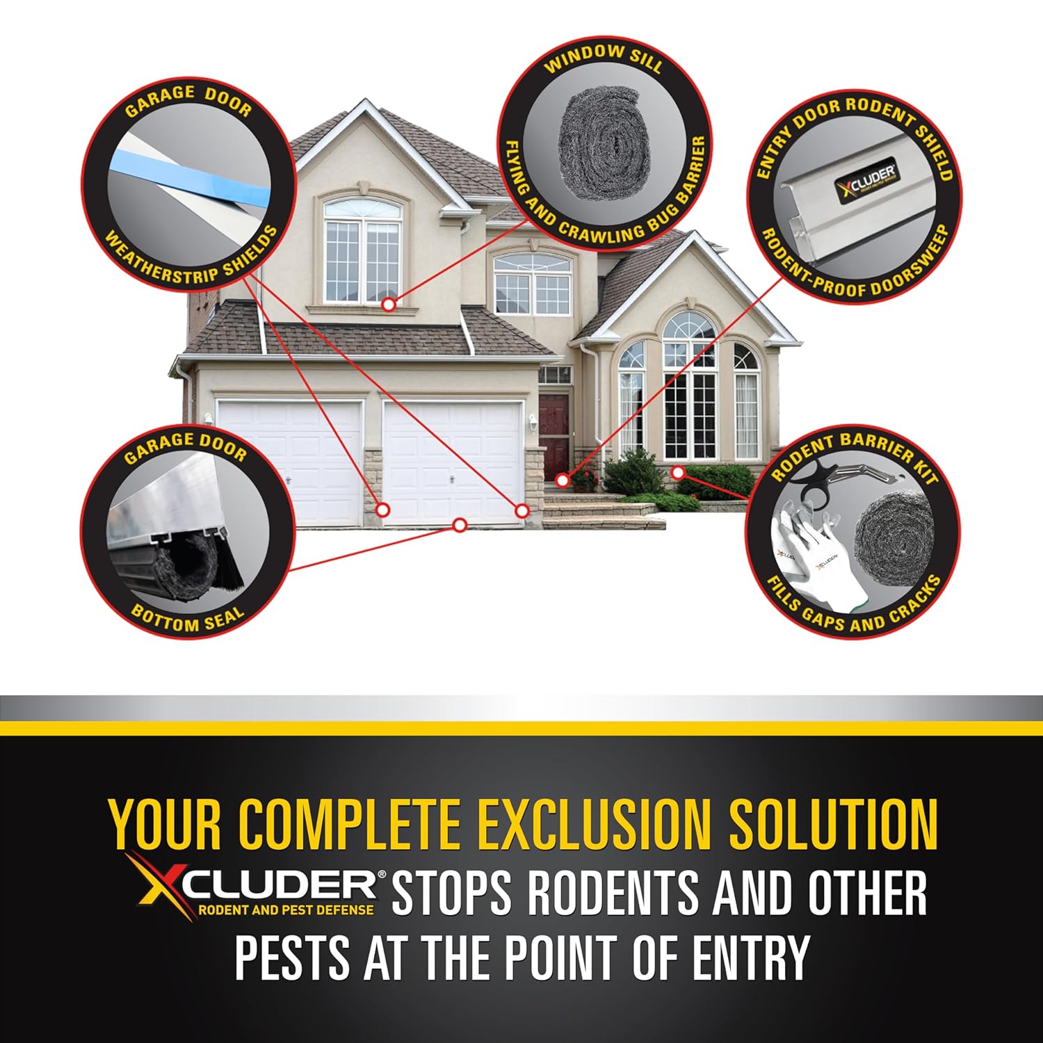 Xcluder 36 In Versa Line Rodent Proof Door Sweep Mill Aluminum