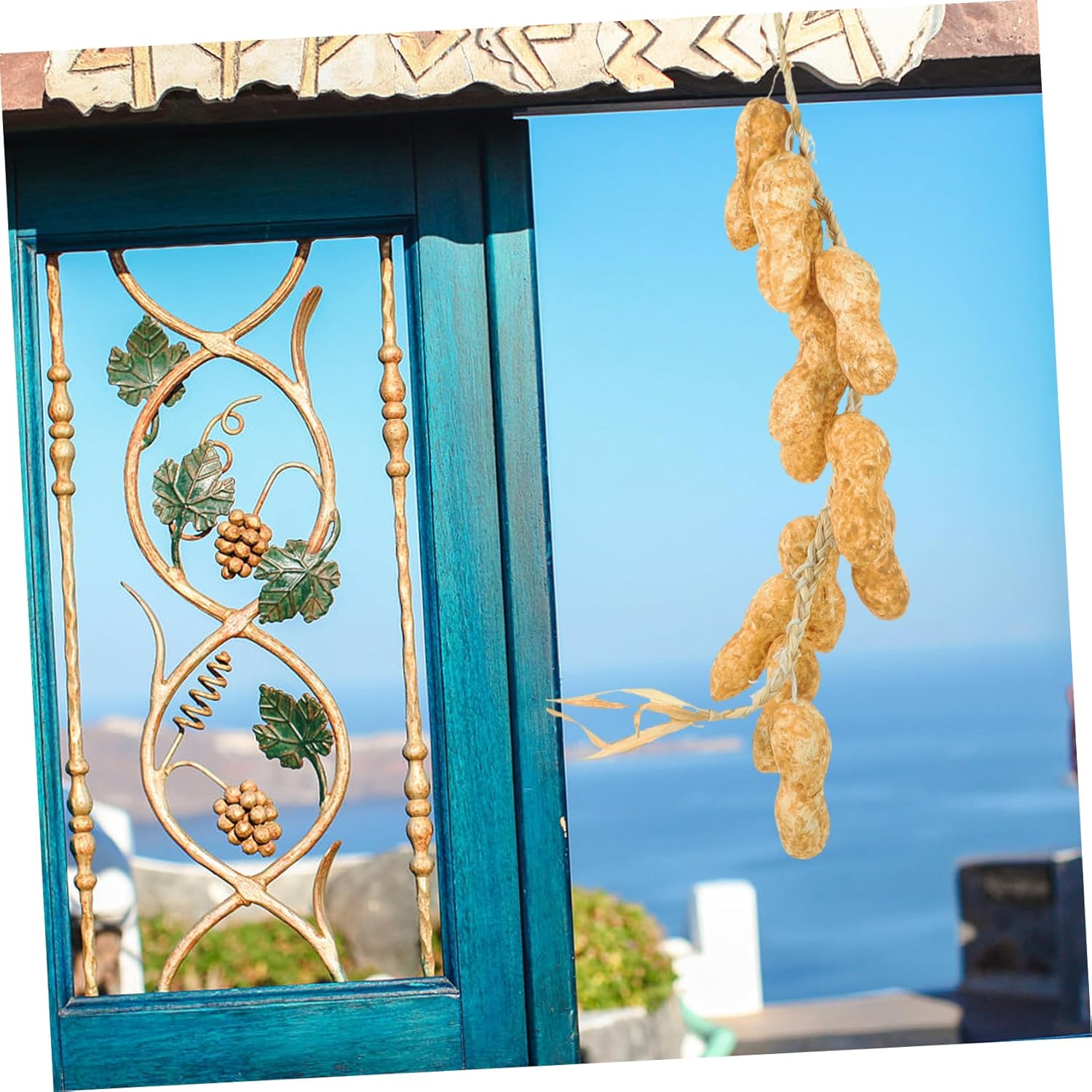 Wakauto 5Pcs Lifelike Hanging Peanut String Decor