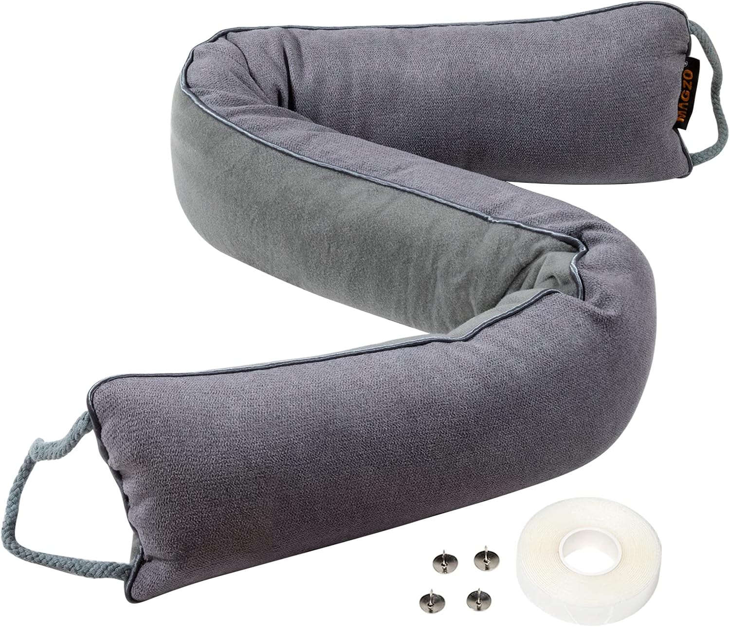 MAGZO 36 Inch Door Draft Stopper Gray