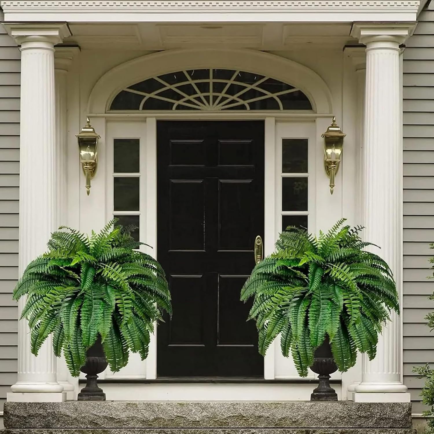 UV Resistant Artificial Boston Ferns 38 Leaves
