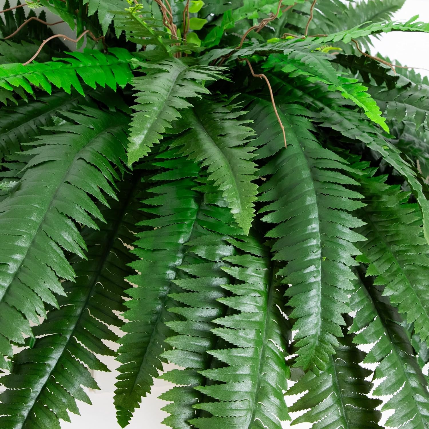 Nearly Natural 48-In Artificial Boston Fern Set of 2