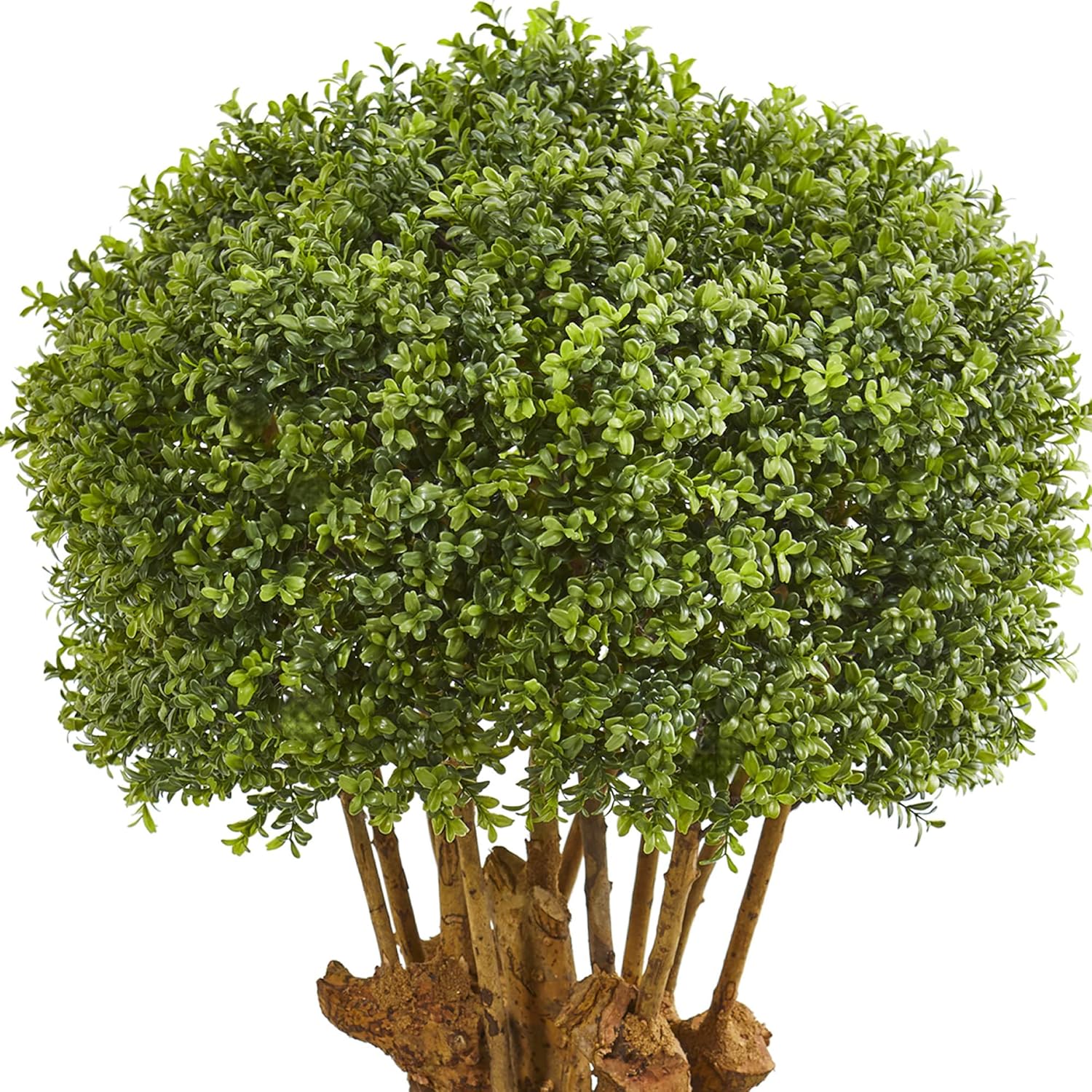 Nearly Natural 38in Boxwood Artificial Topiary Tree in Decorative Bowl