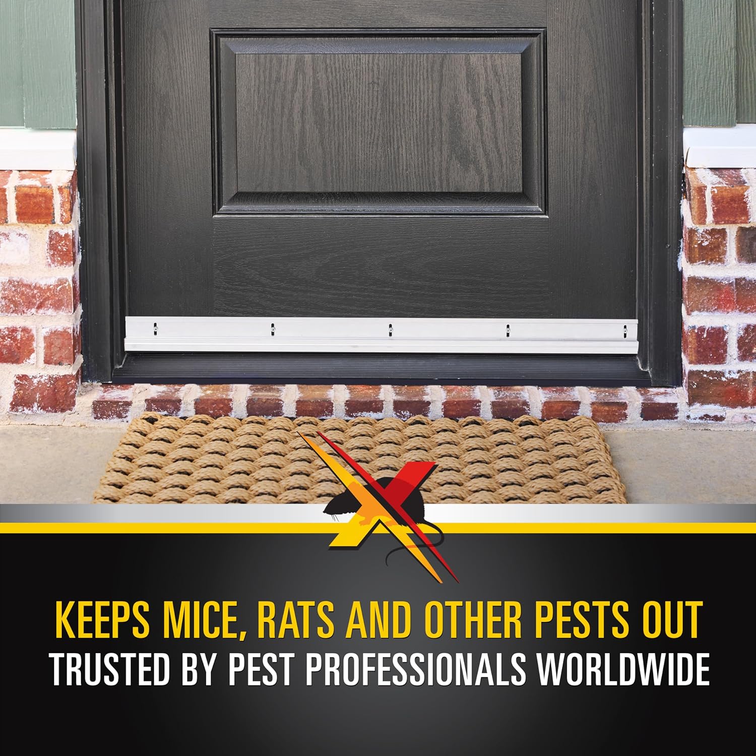 Xcluder 36 In Versa Line Rodent Proof Door Sweep Mill Aluminum
