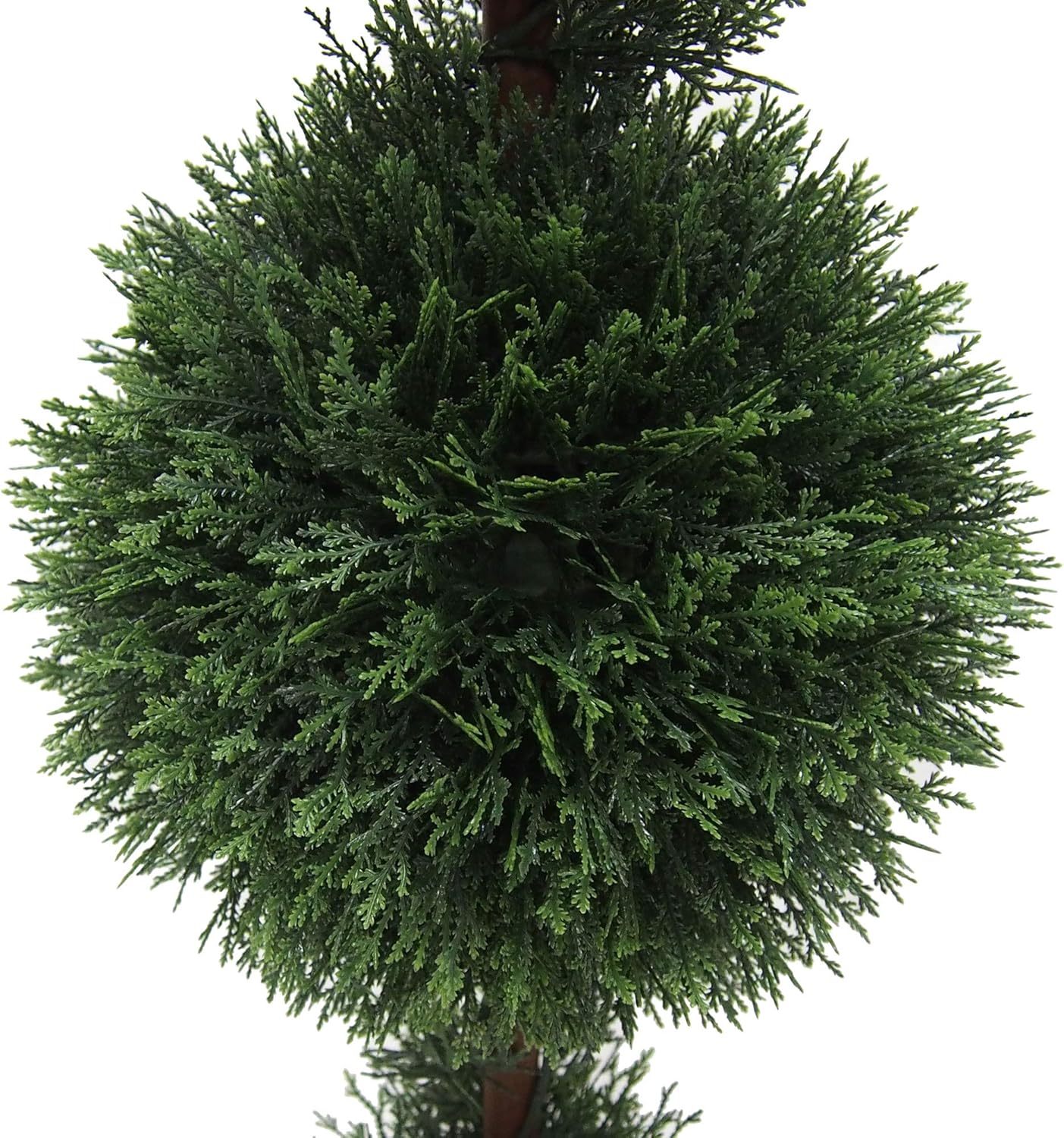 Vickerman 3 Foot Artificial Cedar Topiary Double Ball Tree