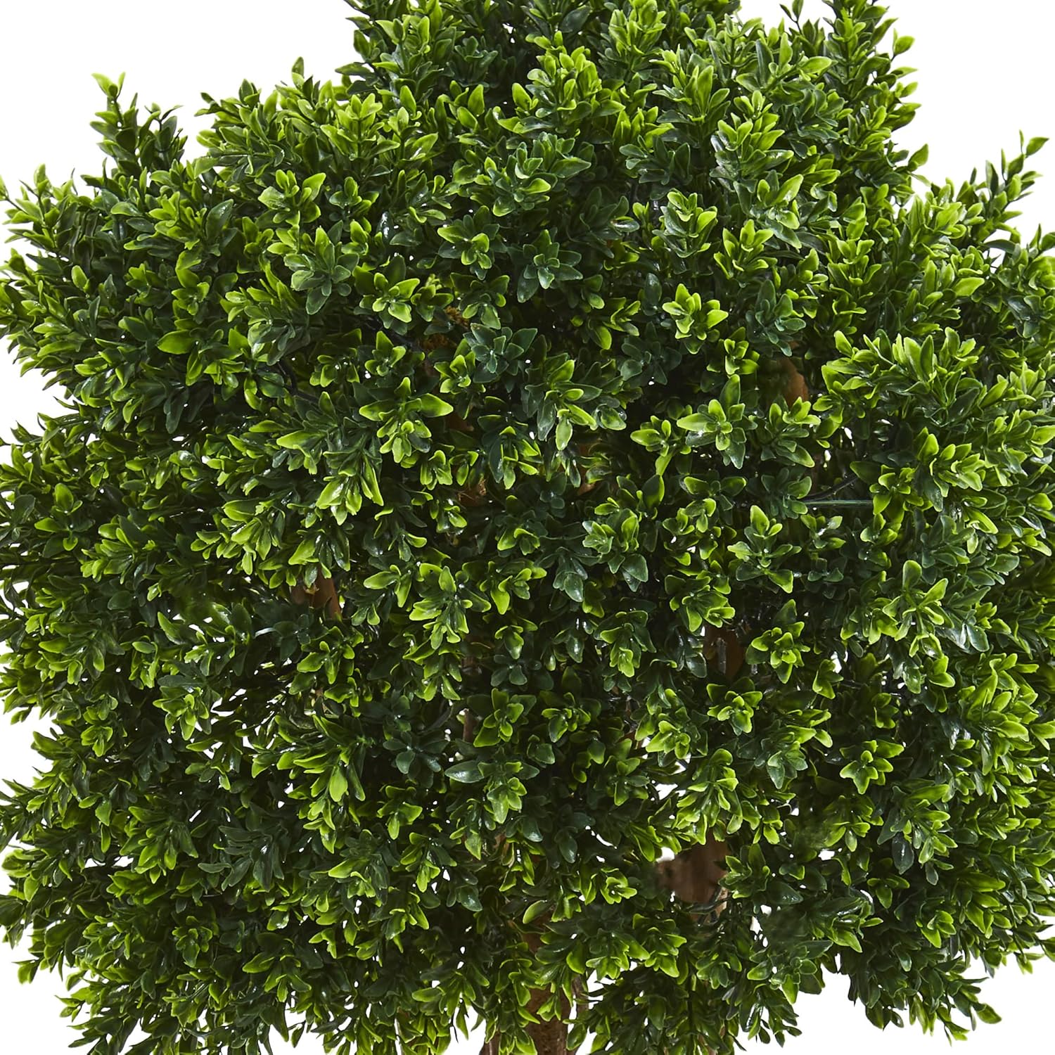 Nearly Natural 46 Inch Artificial Topiary Tree with Black Planter
