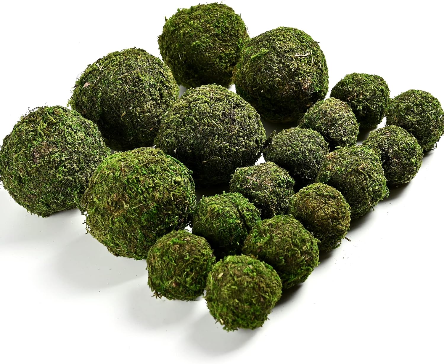 Usmola 18pcs Fake Moss Balls for Decor
