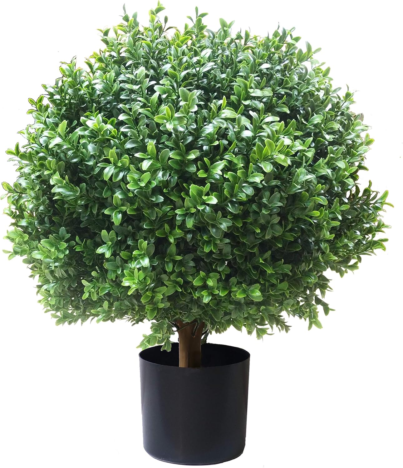 24 Inch Boxwood Ball Artificial Topiary Potted Plant