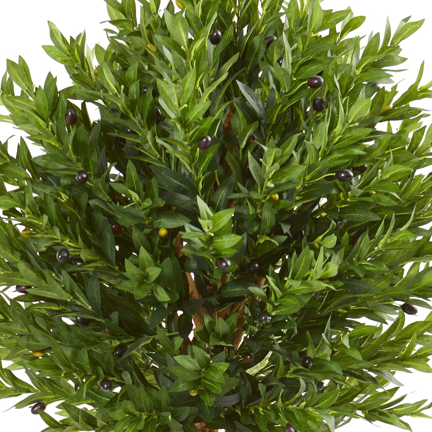 Nearly Natural 55ft Olive Topiary Artificial Tree UV Resistant